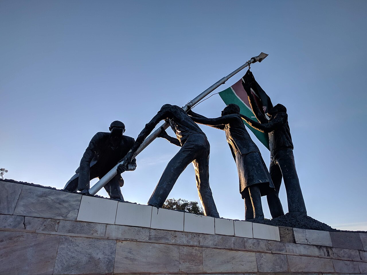 Uhuru Gardens Monument in Nairobi Kenya
