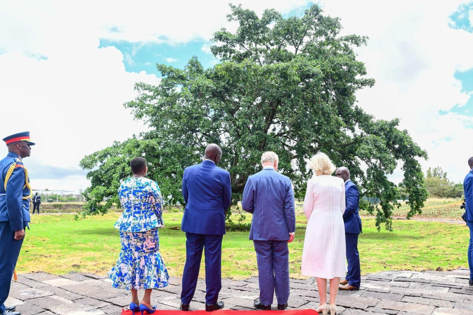 Leaders gather at the Mugumo Tree